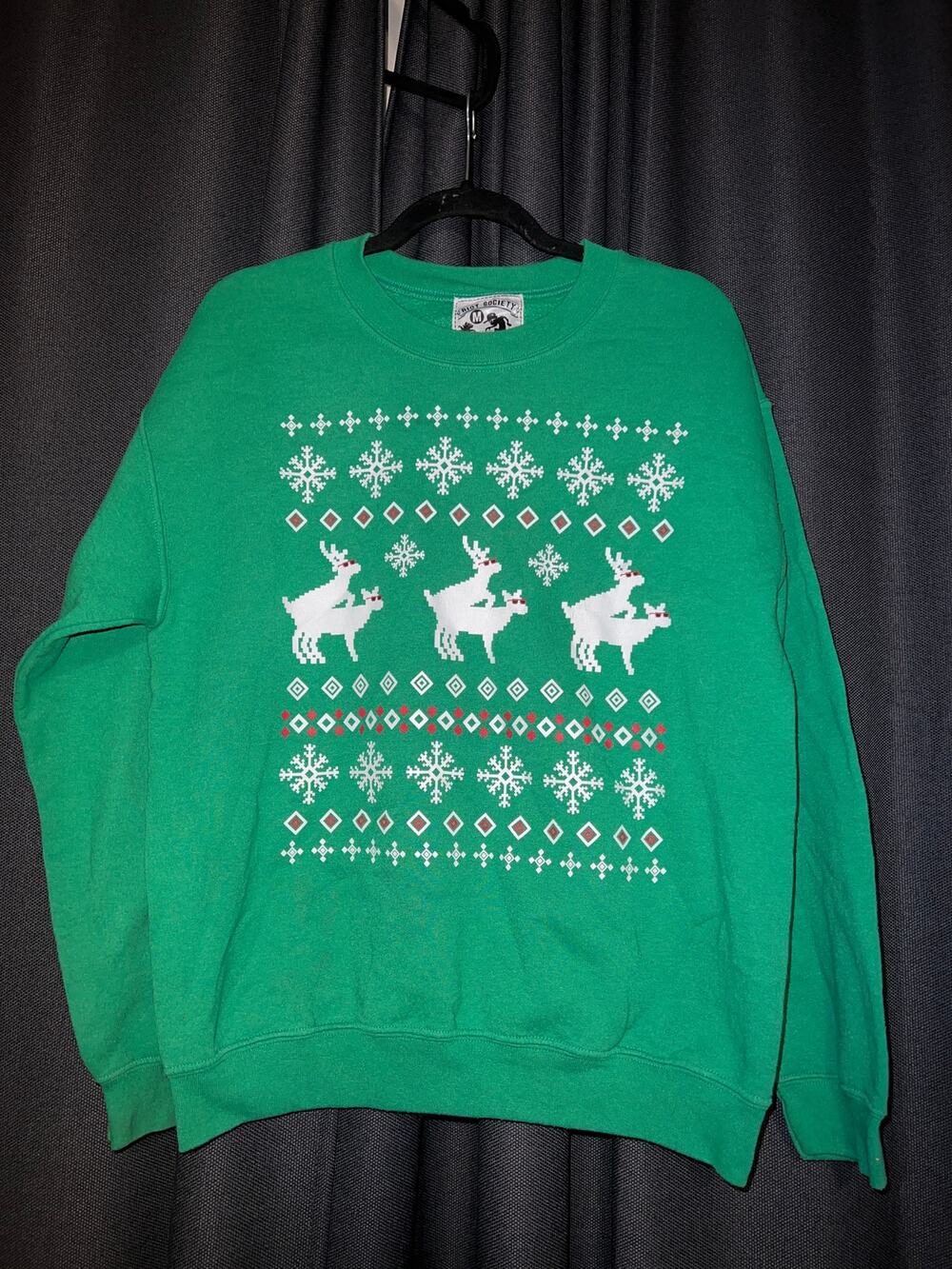 Ugly Christmas Sweater Xmas Sweatshirt Crewneck Size Medium